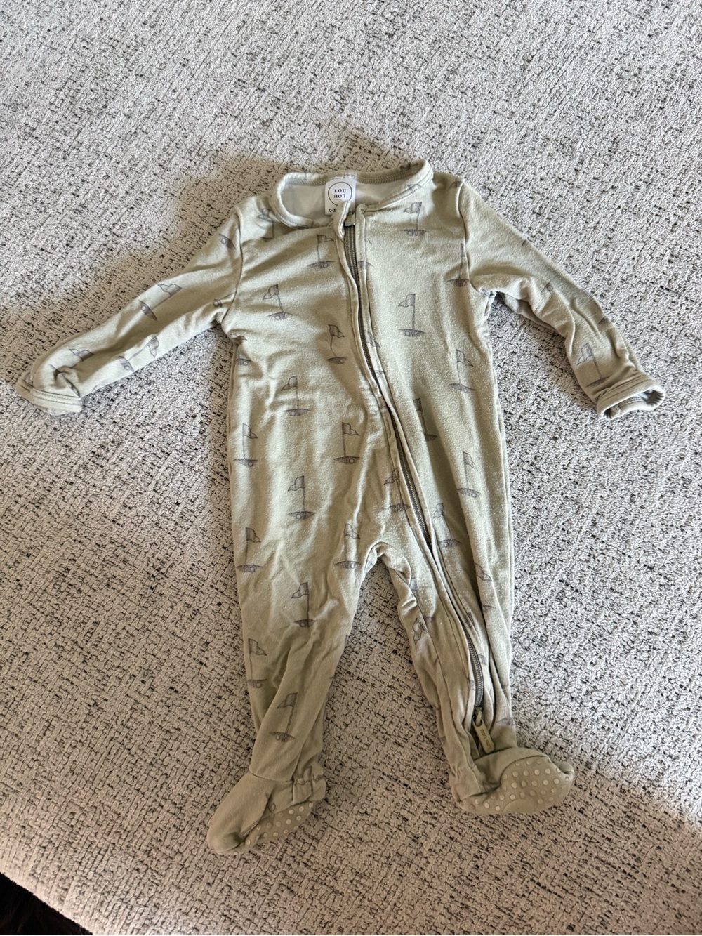 Lou Lou & Company Footed Zipper
